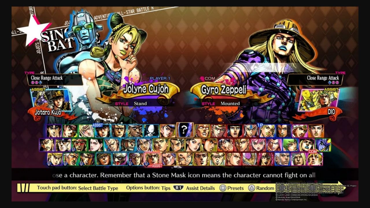 JOJO的奇妙冒险 群星之战 重制版 游戏截图 3