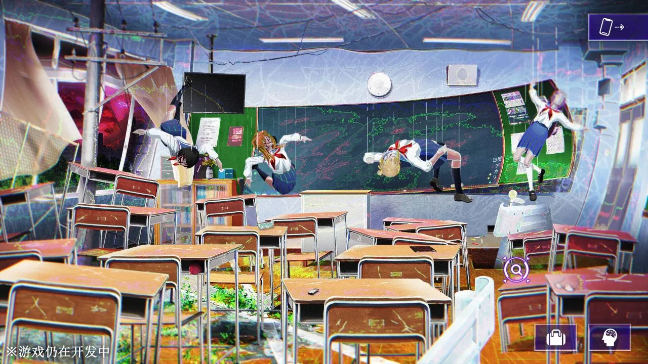 残音系少年少女解谜画面